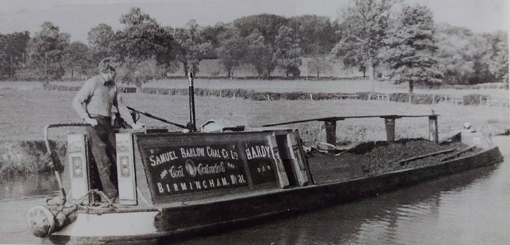 Hardy Historic Narrowboat Carrying Coal